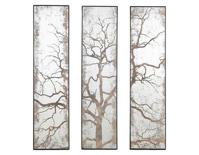 Miroir-triptyque-imprime-arbre-30x120cm
