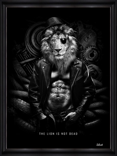 Tableau Sylvain Binet The-Lion-is-not-dead