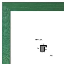 Échantillon cadre sur mesure baroque AZURA 20 VERT