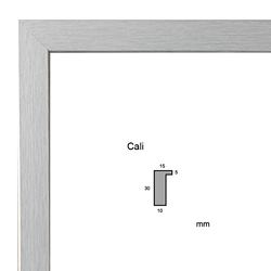 Échantillon cadre sur mesure baroque CALI ARGENT