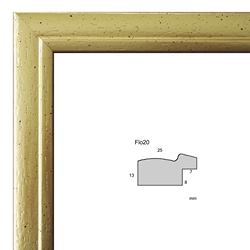 Échantillon cadre sur mesure baroque FLO 20 OR