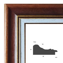 Échantillon cadre sur mesure baroque VINCI WENGE