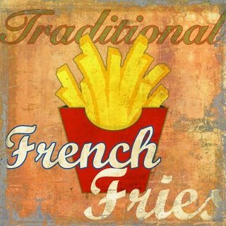 Image 1CU2477 French Fries VINTAGE DECORATIF Skip Teller