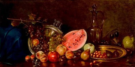 Image 2AA3077 Still life with fruit FLEURS ART CLASSIQUE Nikolaos Wokos