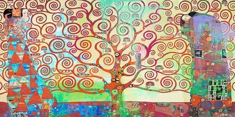 Image 2EH3499 Klimt s Tree of Life 2.0 URBAIN DECORATIF Eric Chestier