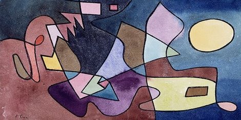 Image 2PK1500 Dramatic Landscape PEINTRE  Paul Klee