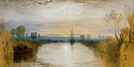 2WT3031-Chichester-Canal-ART-CLASSIQUE-PAYSAGE-William-Turner