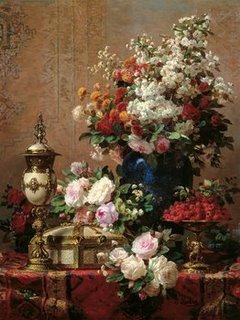 Image 3AA2220 Composition with Roses FLEURS ART CLASSIQUE Jean-Baptiste Robie 