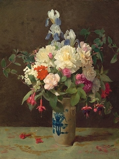 3AA5880-George-Cochran-Lambdin-Vase-of-flowers