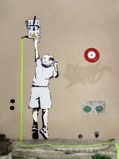 3BY2782-Boy-North-6th-Avenue-NYC-(graffiti-attributed-to-Banksy)-URBAIN--Anonymous-(attributed-to-Banksy)-