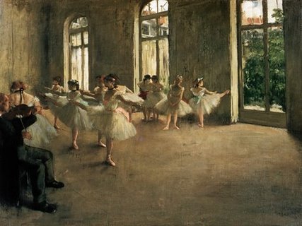 Image 3ED084 The Rehearsal ART MODERNE FIGURATIF Edgar Degas