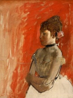Image 3ED1564 Ballet Dancer with arms crossed ART MODERNE FIGURATIF Edgar Degas