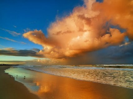 Image 3FK3170 Sunset on the ocean New South Wales Australia PAYSAGE MARIN Frank Krahmer