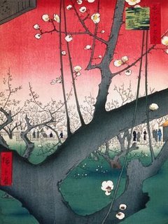 3HI1440-Plum-Estate-Kameido-ART-ASIATIQUE--Ando-Hiroshige