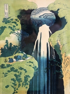 3HK5451-Katsushika-Hokusai-Kamida-Ga-Taki-Waterfall