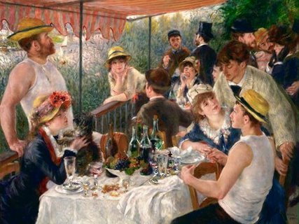 3PR2643-Luncheon-of-the-Boating-Party-PAYSAGE-ART-MODERNE-Pierre-Auguste-Renoir