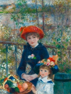 Image 3PR4641 Pierre-Auguste Renoir Two Sisters (On the Terrace) PEINTRES FIGURATIF