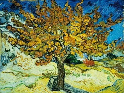 3VG053-Mulberry-Tree-PEINTRE-PAYSAGE-Vincent-van-Gogh