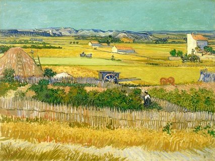 3VG2181-De-oogst-PEINTRE-PAYSAGE-Vincent-van-Gogh