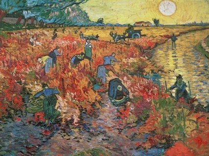 Image 3VG3024 The red Vineyard at Arles PEINTRE PAYSAGE Vincent van Gogh
