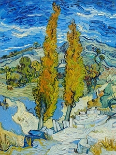 Image 3VG5027 Vincent van Gogh The Poplars at Saint-Rémy
