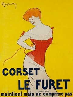 3VI1253-Corset-le-Furet-1901-VINTAGE-DECORATIF-Leonetto-Cappiello