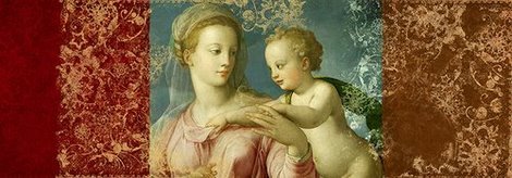 Image 4RX1803 Holy Virgin (after Bronzino) FIGURATIF DECORATIF Simon Roux