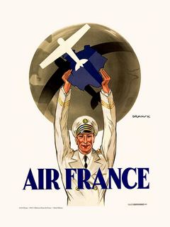 A124-Musee-Air-France-Air-France-/-Premiere-Affiche-de-la-compagnie-A124