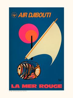 Image A275Djibouti Musée Air France Air France / Air Djibouti, la Mer Rouge A275