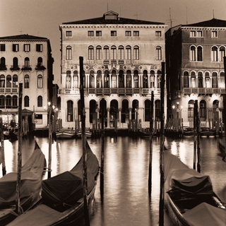 Image b1476d Il Gran Canale di Notte PAYSAGE URBAIN  Alan Blaustein