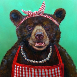 Image h1181d Mama Bear HUMOUR ANIMAUX  Lucia Heffernan