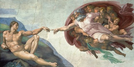 Image ig4199 La création d Adam ART CLASSIQUE   Michelangelo