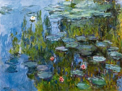 Image ig4201 Seerosen (Nympheas) ART CLASSIQUE   Claude Monet