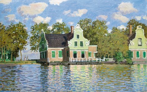 ig4203-Maisons-au-bord-de-l-eau-(Zaandam)-ART-CLASSIQUE---Claude-Monet