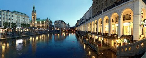 Image ig7299 Hamburg - Jungfernstieg PAYSAGE URBAIN  Rolf Fischer