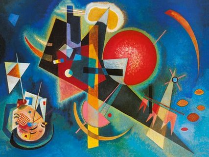 Image ig7354 Bleu 1925 ART CLASSIQUE   Wassily Kandinsky