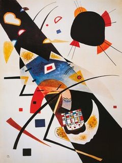 Image ig7399 Deux taches noires 1923 ART CLASSIQUE   Wassily Kandinsky