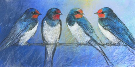 ig7446-Swallows-oiseaux---Loes-Botman