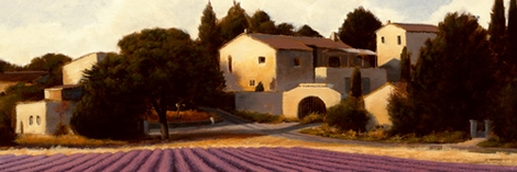 Image wa10330 Lavender Fields Panel I PAYSAGE   James Wiens