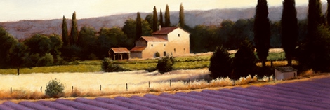 Image wa10331 Lavender Fields Panel II PAYSAGE   James Wiens